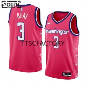 Dres Washington Wizards Bradley Beal 3 Nike 2022-23 City Edition Ružičasta Swingman - Dječji